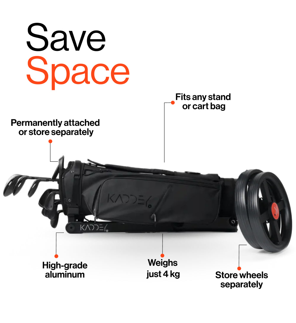 Kaddey Switch usp's shown in folded shape with save space features explained.